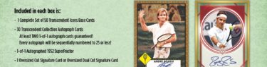 TOPPS 2020 TENNIS HALL OF FAME TRANSCENDENT