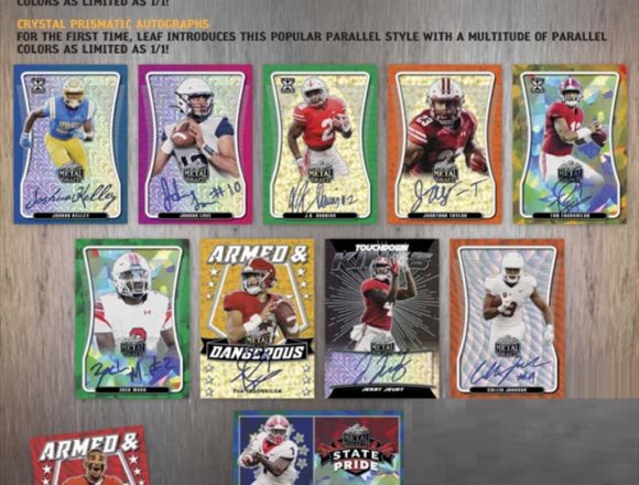 2020 LEAF METAL DRAFT FOOTBALL HOBBY