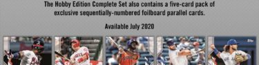 MLB 2020 TOPPS BASEBALL COMPLETE SET HOBBY