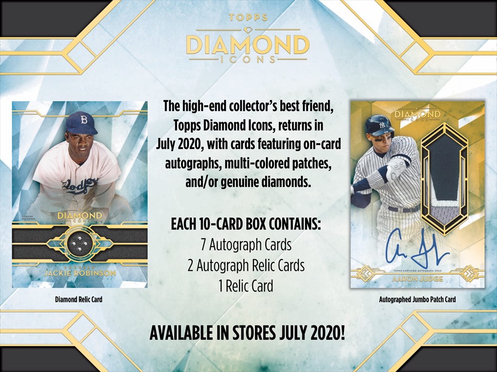 MLB 2020 TOPPS DIAMOND ICONS BASEBALL