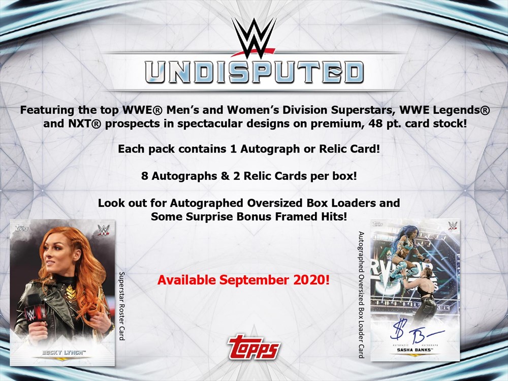 2020 TOPPS WWE UNDISPUTED WRESTLING