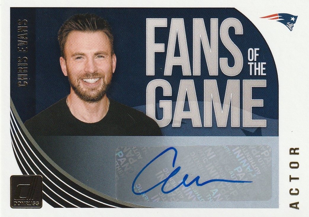 2018 Donruss Fans of the Game Autographs Chris Evans