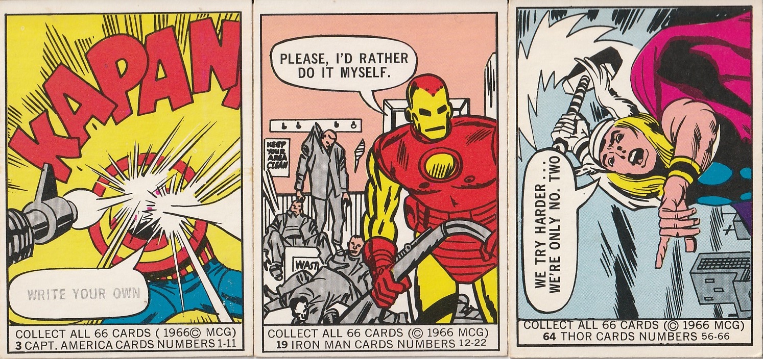 1966 Marvel Super Heroes #3 #19 #64