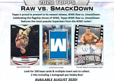 2020 TOPPS WWE RAW VS SMACKDOWN