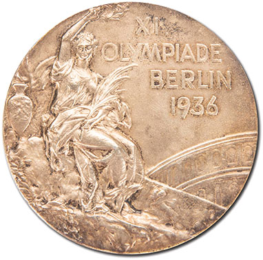 1936 Jesse Owens Berlin Olympics Gold Medal