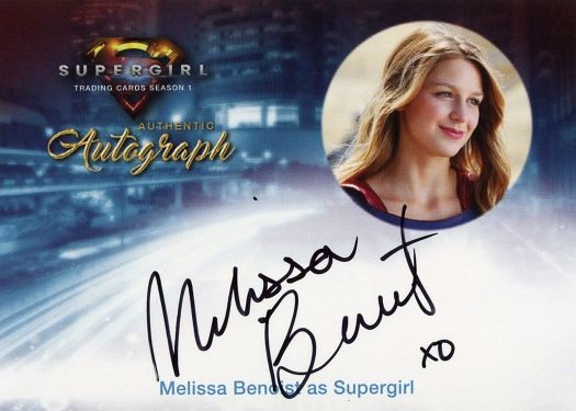 2018 Supergirl Season 1 Autographs Melissa Benoist
