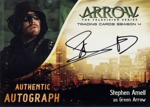 2017 Arrow Season 4 Autographs Stephen Amell