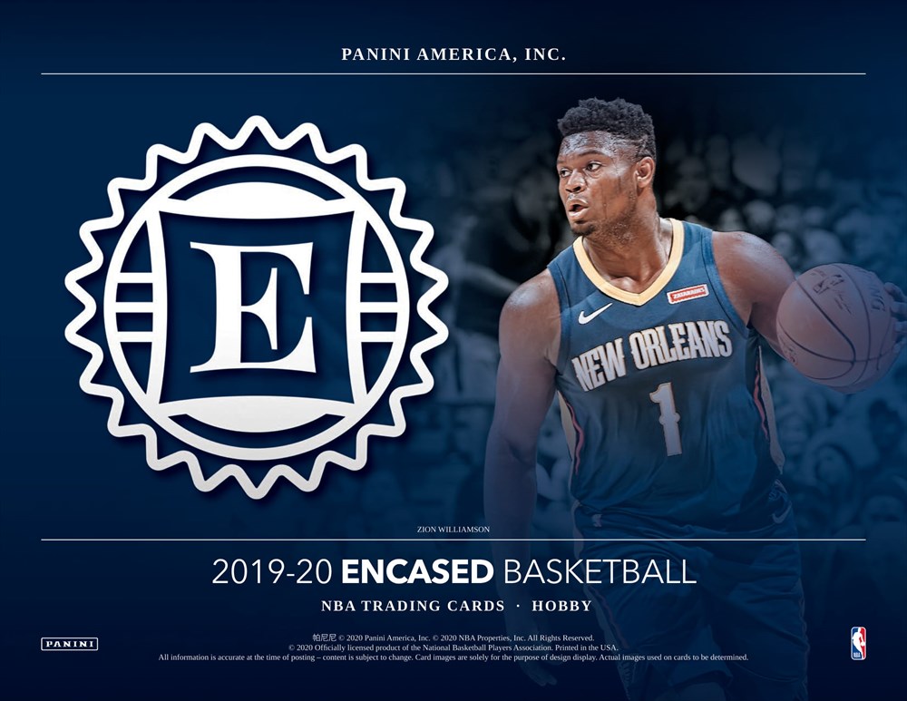 NBA 2019-20 PANINI ENCASED BASKETBALL