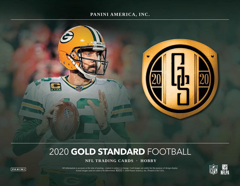 NFL 2020 PANINI GOLD STANDARD FOOTBALL