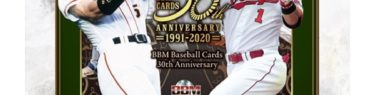 BBM 2020 ベースボールカード 30th Anniversary