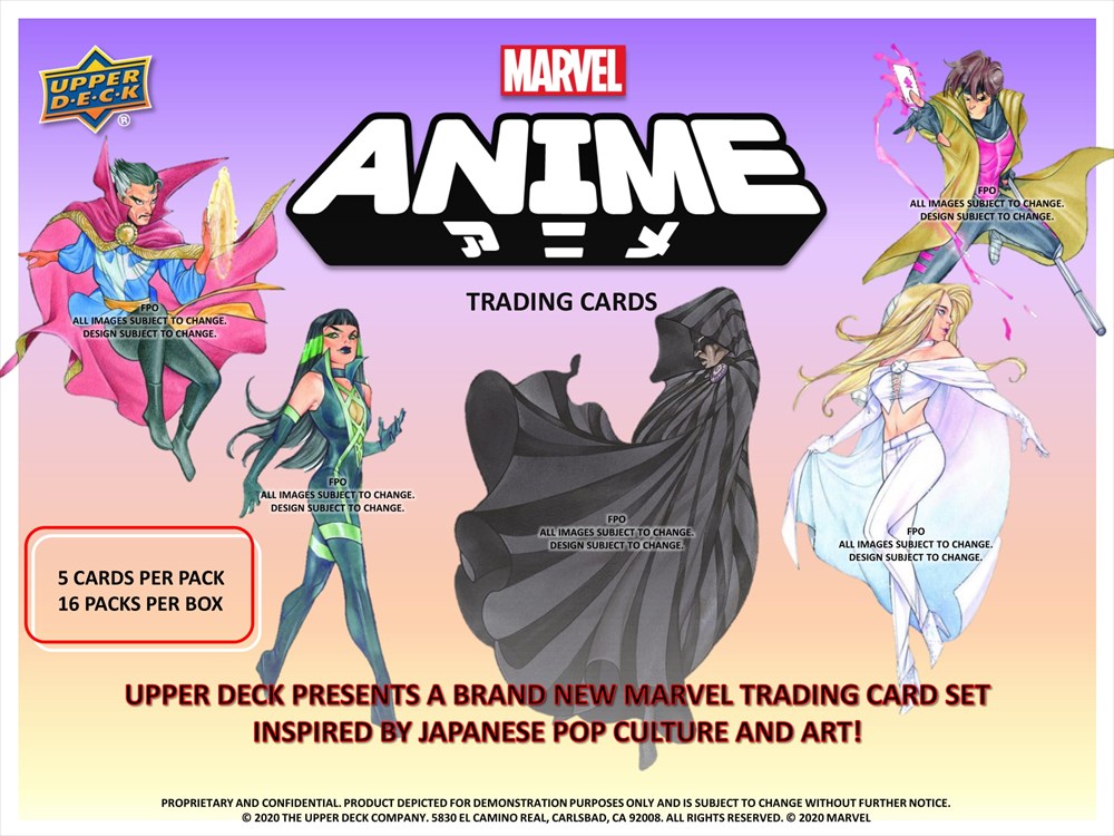 UPPER DECK 2020 MARVEL ANIME