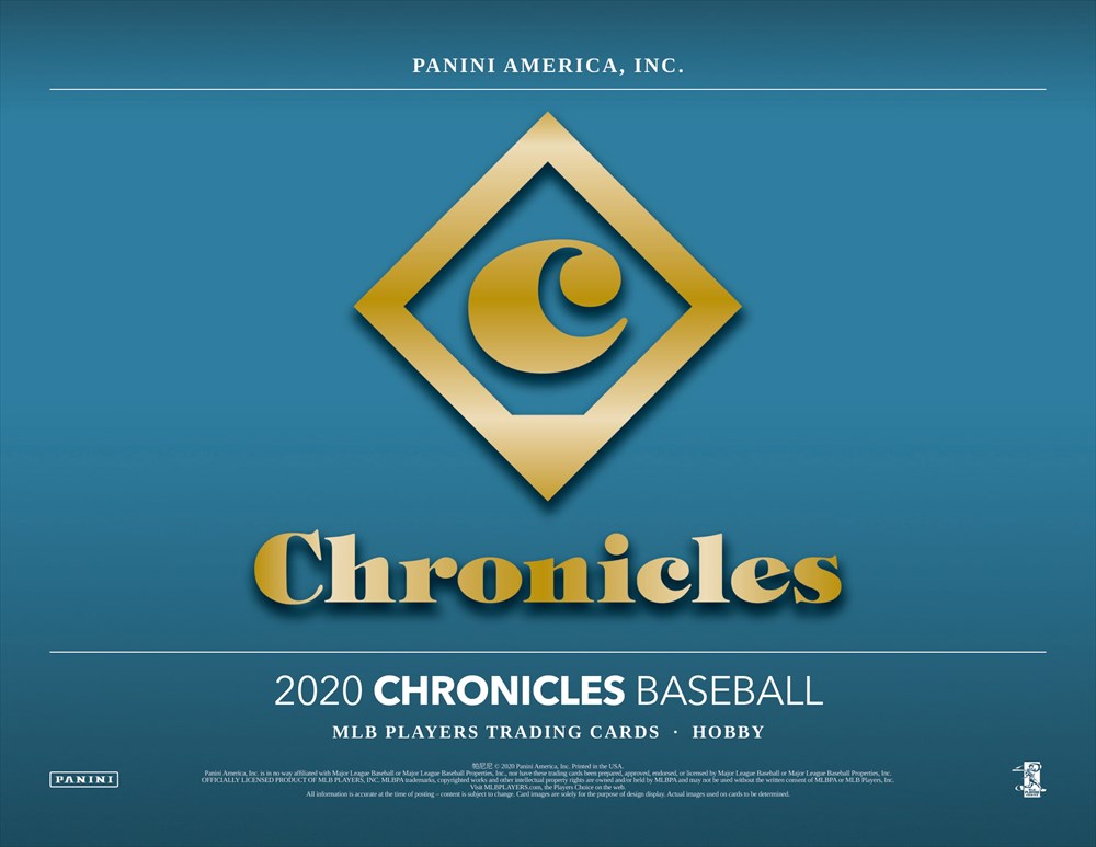 2020 PANINI CHRONICLES BASEBALL