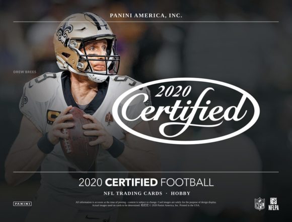 NFL 2020 PANINI CERTIFIED FOOTBALL