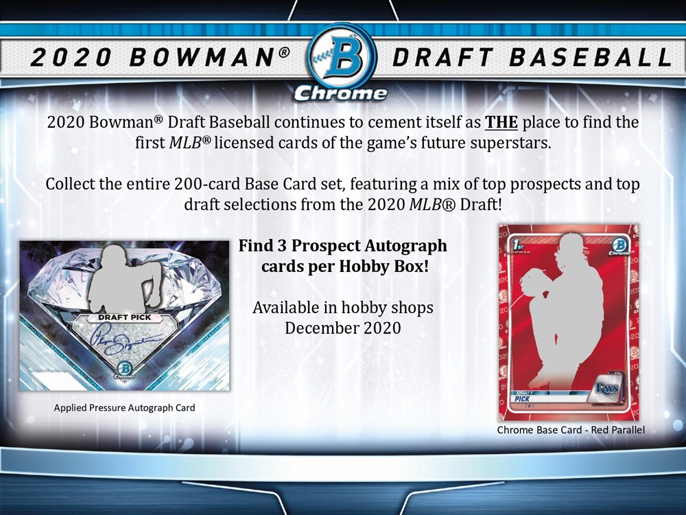 TOPPS MLB 2020 BOWMAN DRAFT BASEBALL HOBBY
