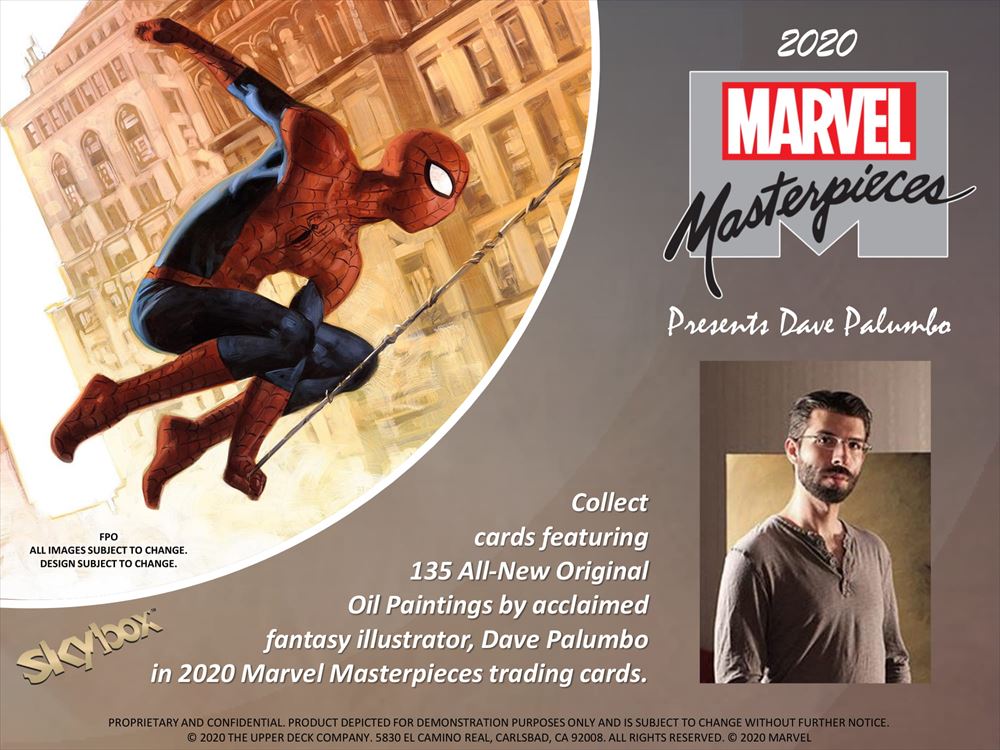 2020 UPPER DECK MARVEL MASTERPIECES TRADING CARD