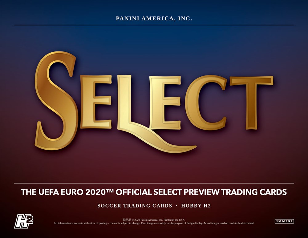 PANINI 2020 SELECT UEFA EURO SOCCER HOBBY HYBRID