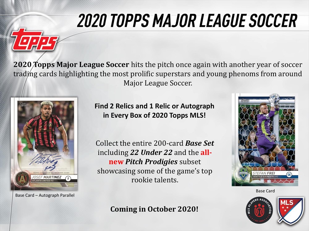 2020 TOPPS MLS (MAJOR LEAGUE SOCCER)