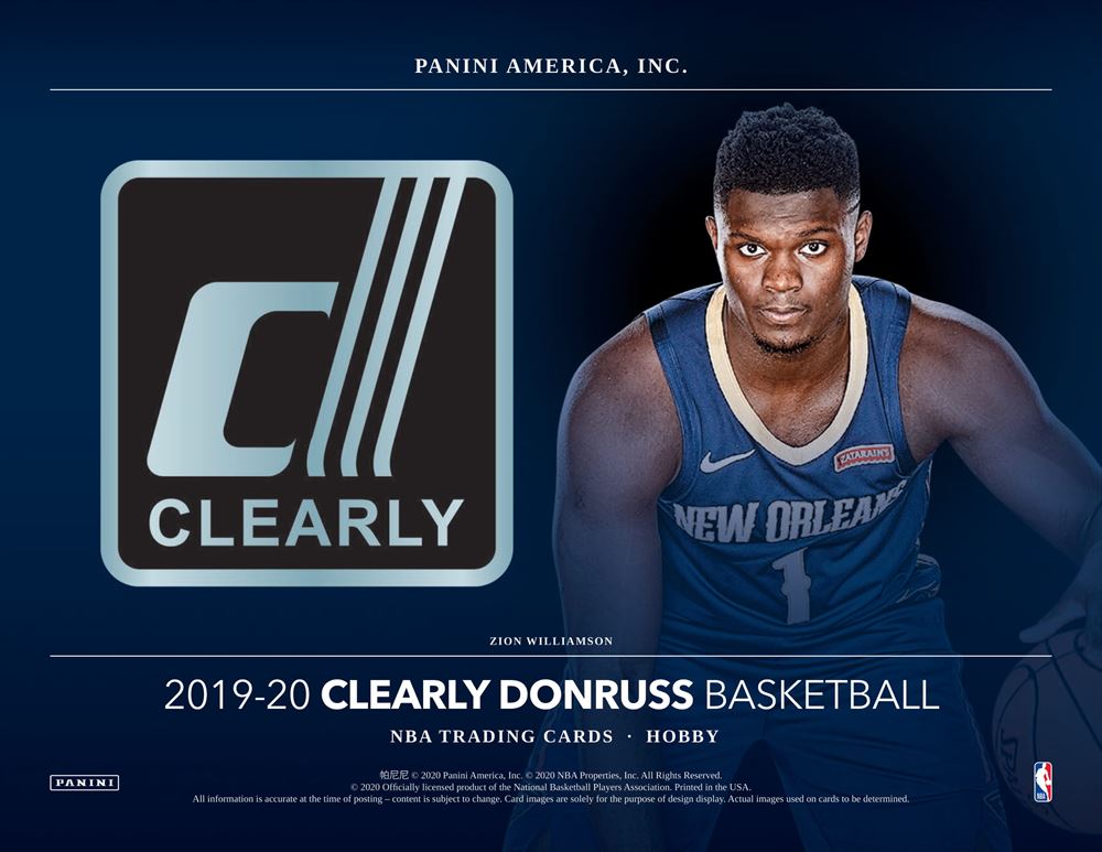 NBA 2020 CLEARLY DONRUSS BASKETBALL