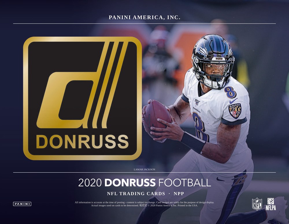 NFL 2020 PANINI DONRUSS FOOTBALL NPP FAT PACK
