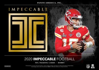 NFL 2020 PANINI IMPECCABLE FOOTBALL