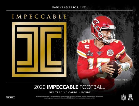 NFL 2020 PANINI IMPECCABLE FOOTBALL