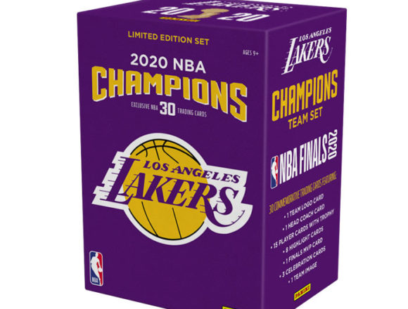 NBA 2019-20 PANINI LOS ANGELES LAKERS CHAMPIONS TEAM SET