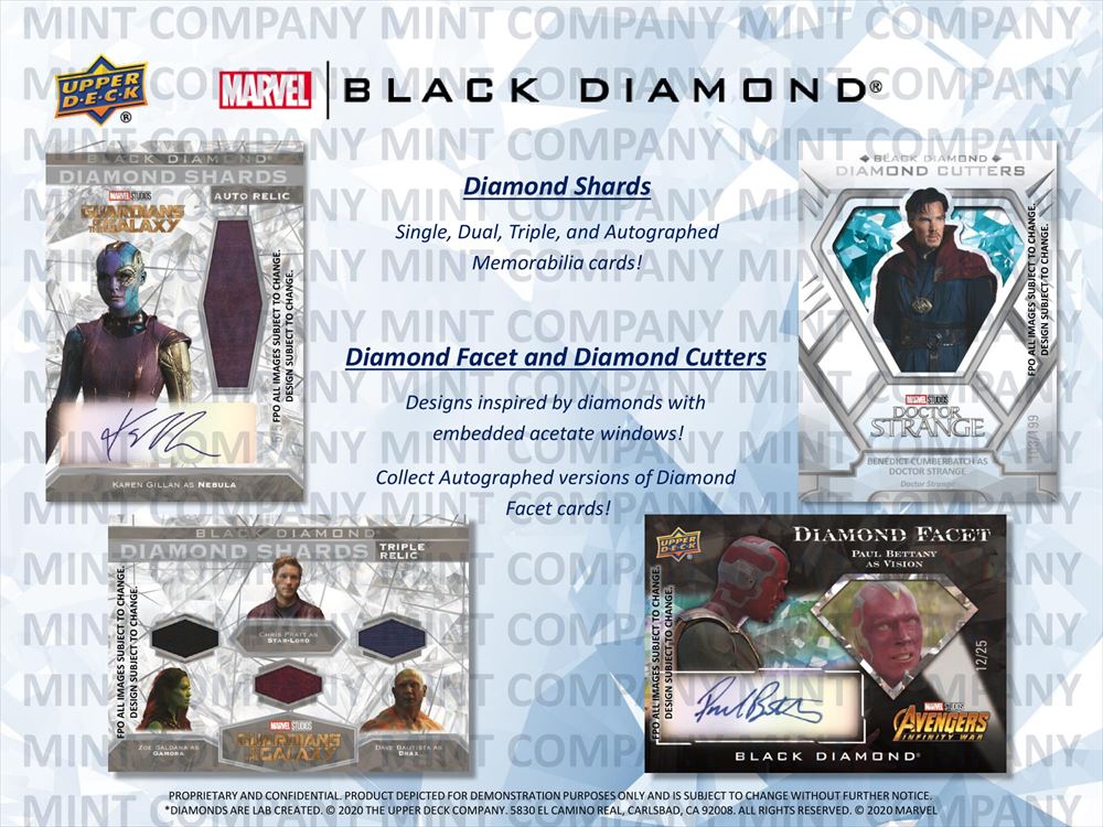 Upper Deck Marvel Black Diamond サインカード