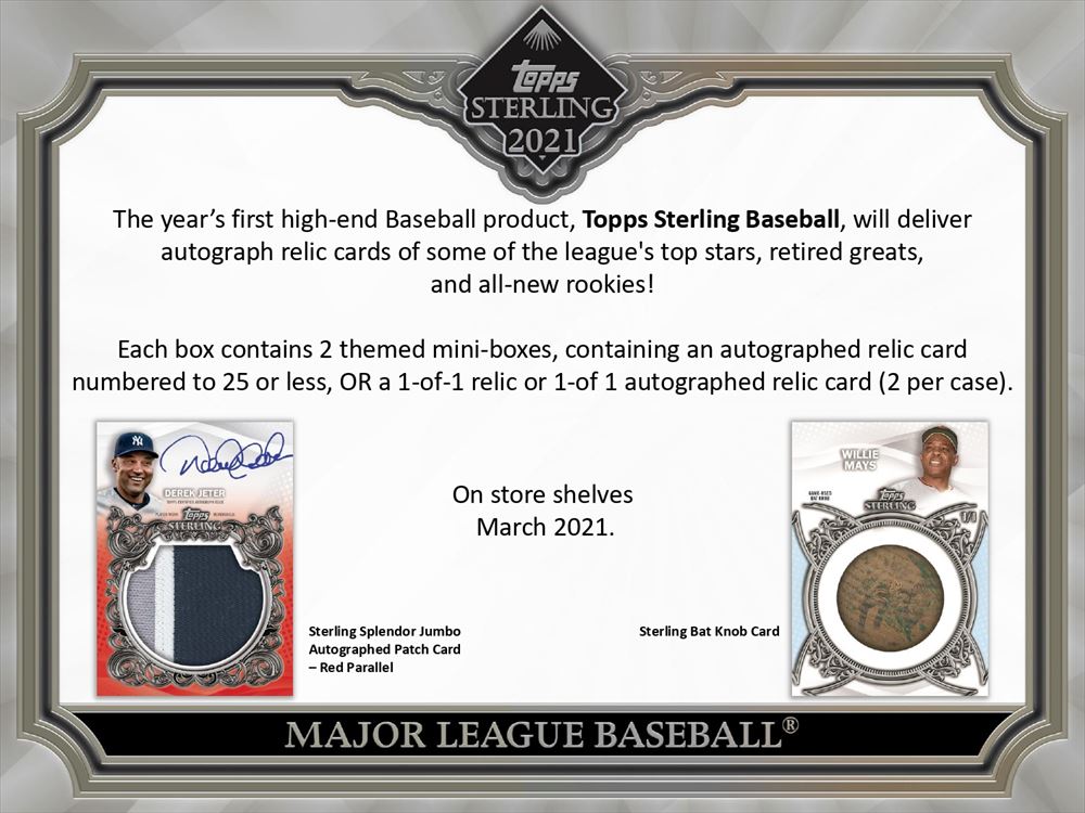 2021 Topps Sterling Baseball