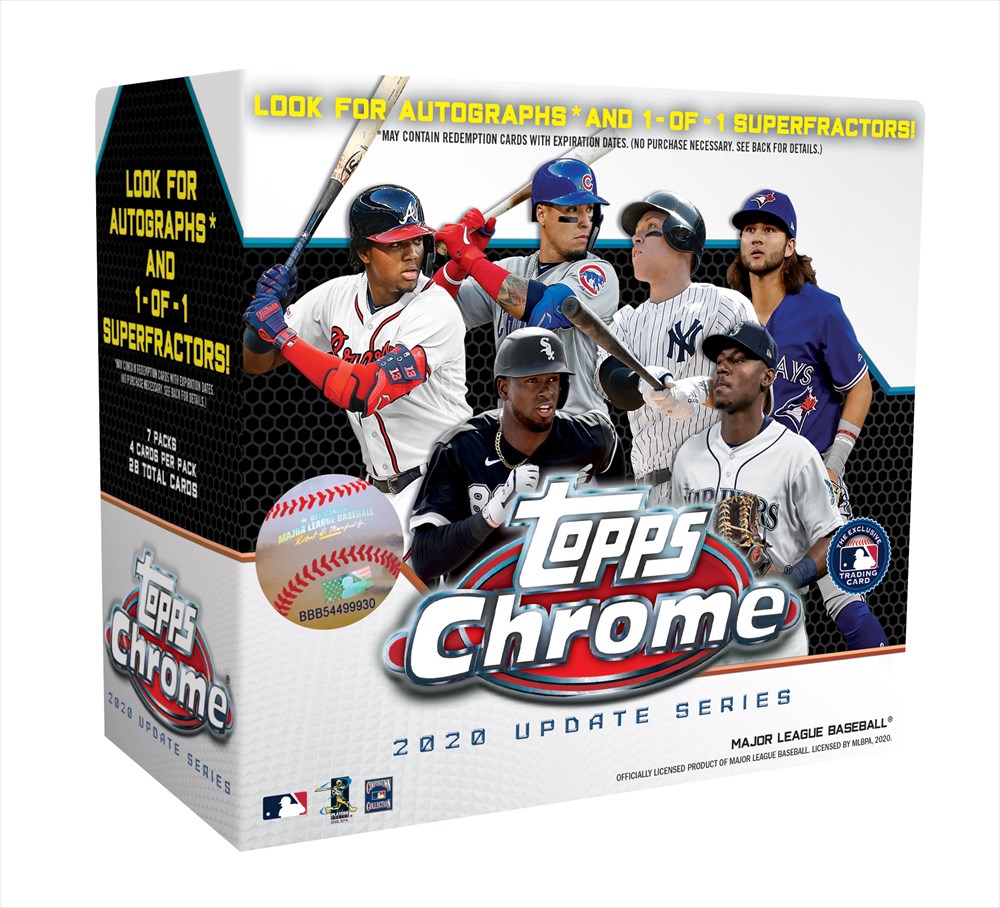 MLB 2020 TOPPS CHROME UPDATE BASEBALL