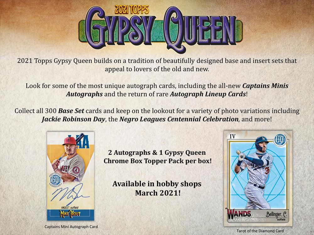 MLB 2021 TOPPS GYPSY QUEEN BASEBALL