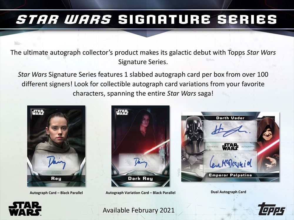 2021 TOPPS STAR WARS SIGNATURE SERIES HOBBY