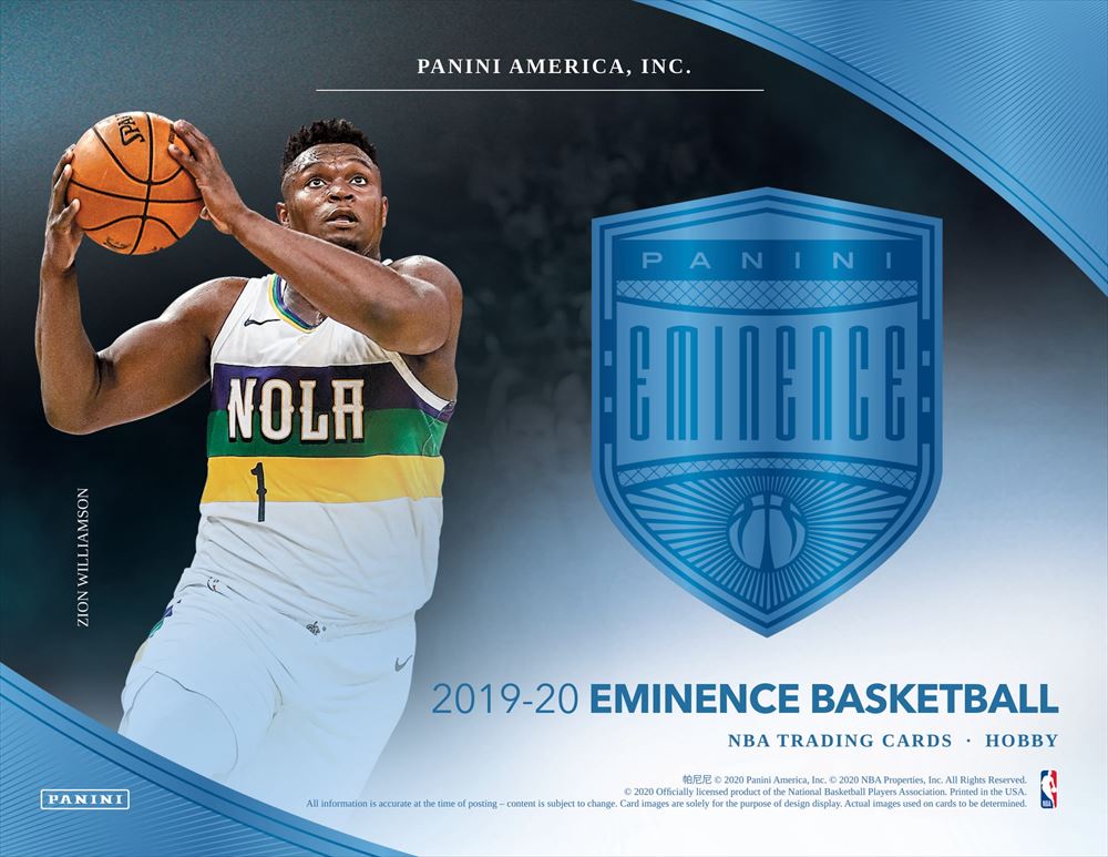 NBA 2019-20 PANINI EMINENCE BASKETBALL