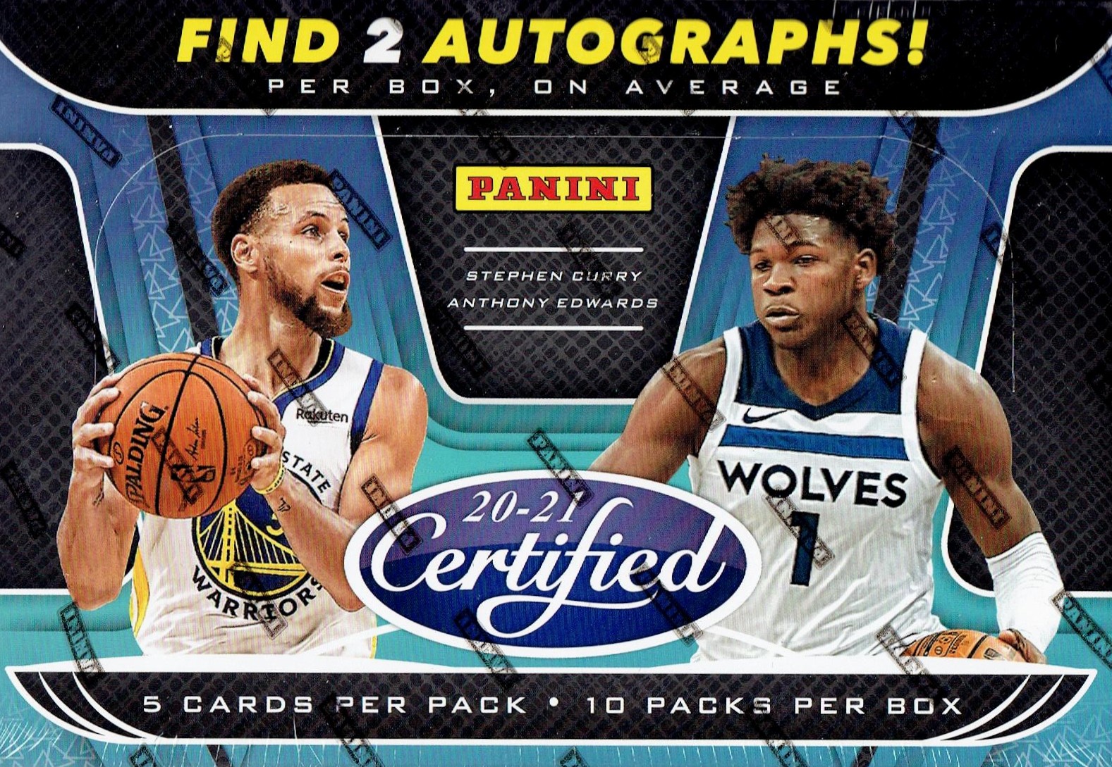 2020-2021 Panini Certified NBA Hobby Box