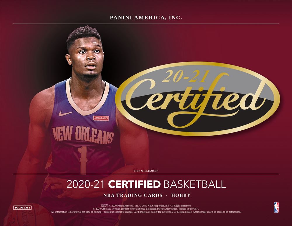 2020-2021 Panini Certified NBA Hobby Box