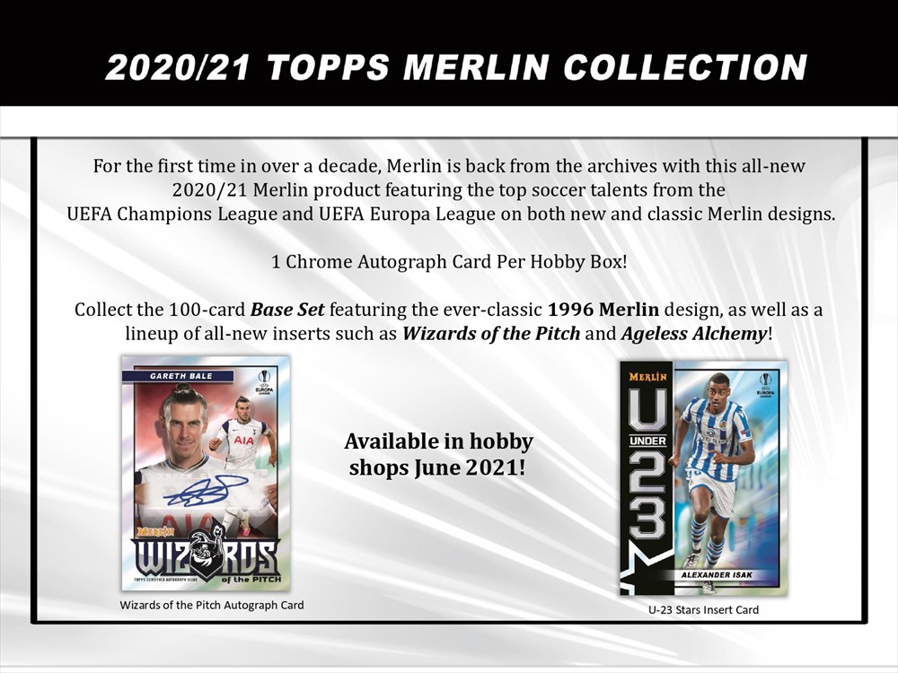 2020/21 TOPPS MERLIN UEFA CHAMPIONS LEAGUE HOBBY EDITION