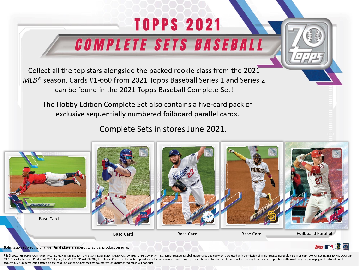 Mlb 21 Topps Baseball Complete Sets Hobby Trading Card Journal Mlb 21 Topps Baseball Complete Sets Hobby Trading Card Journal