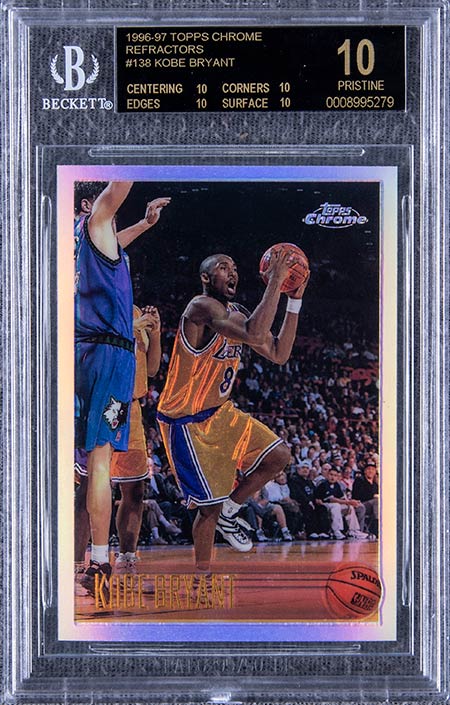 超レア！　コービー　96-97 topps Chrome NBAカード