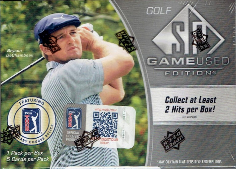 2021 UPPER DECK SP GAME USED GOLF【製品情報】 | Trading Card Journal