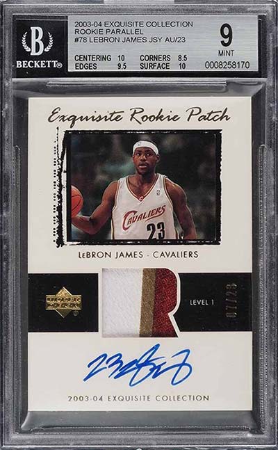 Lebron James panini NBA レブロン・ジェームズSignatu