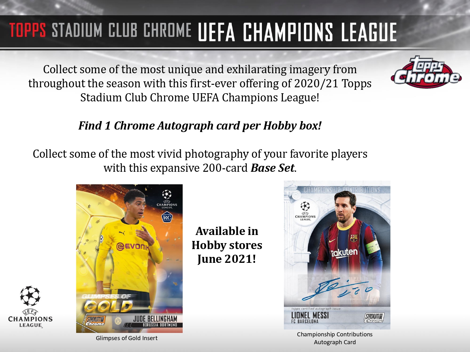 2020-21 Topps Chrome STADIUM CLUB コンプセット