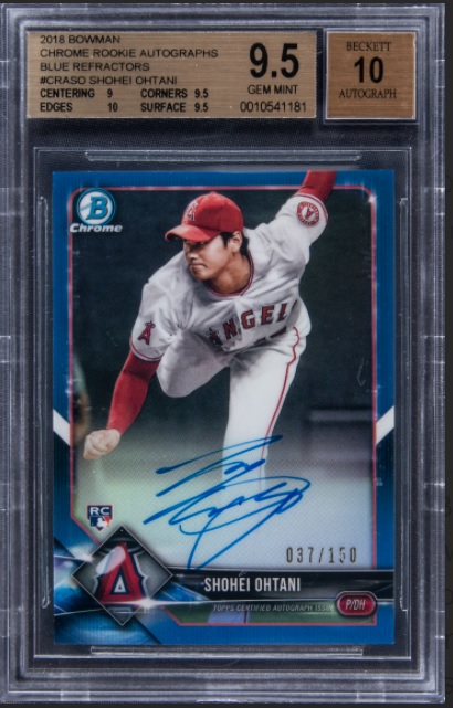 2018 BOWMAN CHROME 大谷翔平 NSCC限定 RCカード-