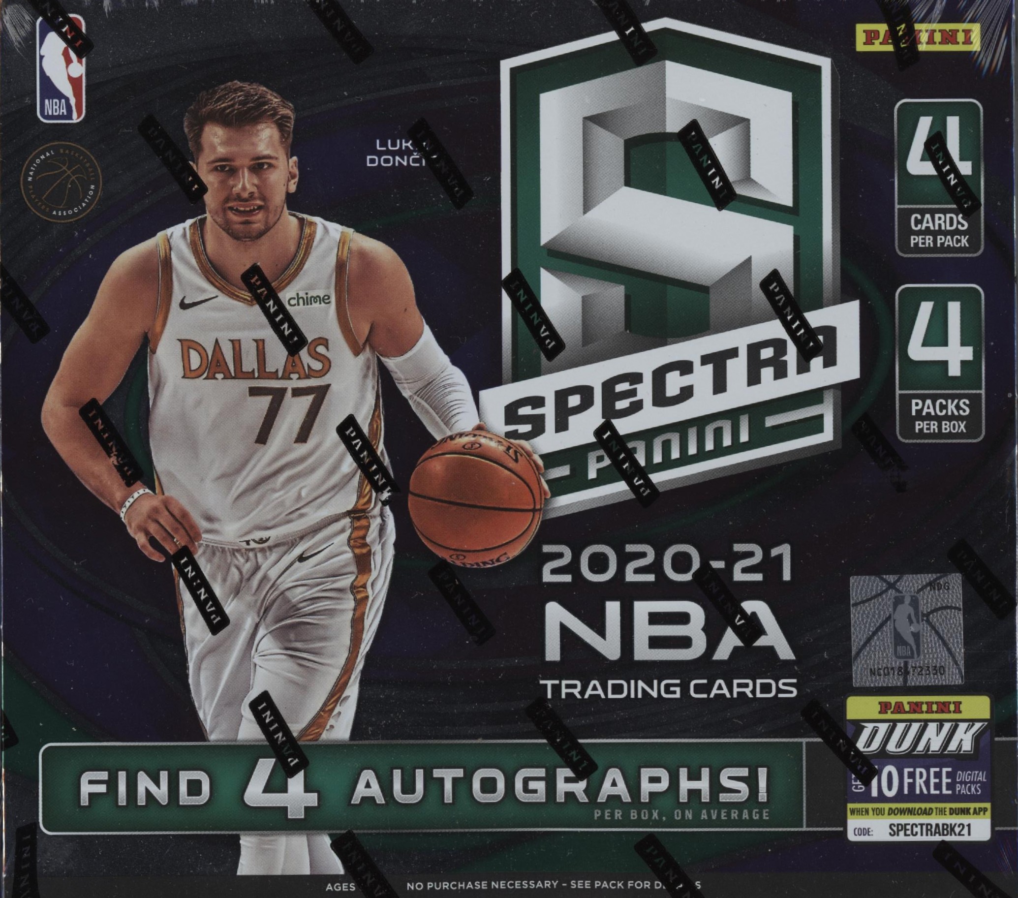 【翌日発送可能】 🏀 NBA BASKETBALL【製品情報 SPECTRA PANINI 2020-21 スポーツ選手