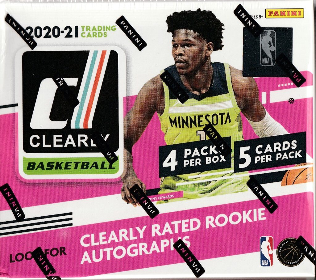 2019-20 NBAカード Clearly Donruss 1Box 未開封