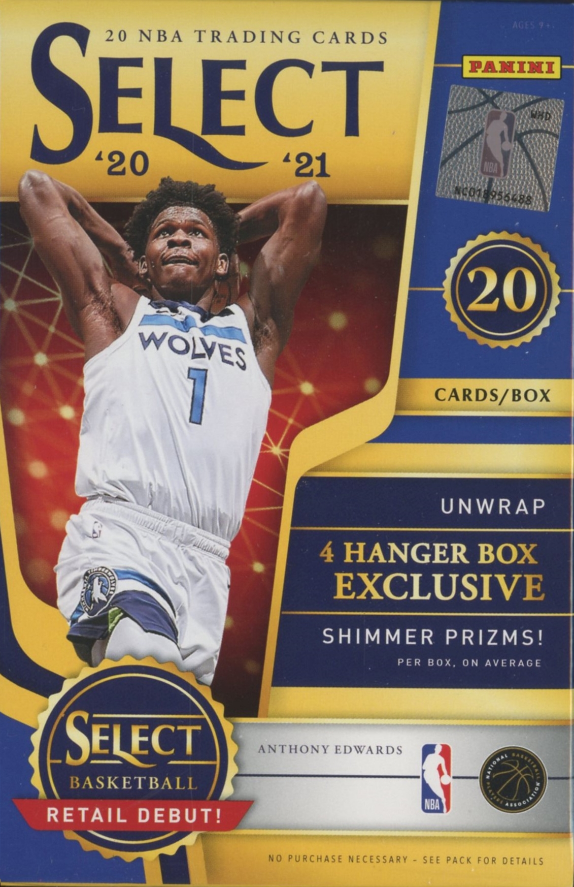NBA　2021　パニーニ　ドンラス　バスケットボール　カード　ハンガーボックス