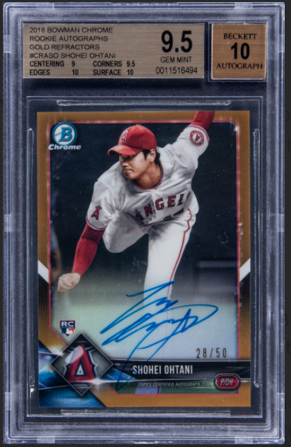 2018 topps bowman 大谷翔平 RC