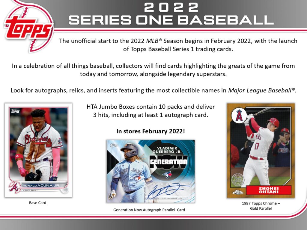 ★大谷翔平★MLB Topps 2022 Series 1 Box Retail