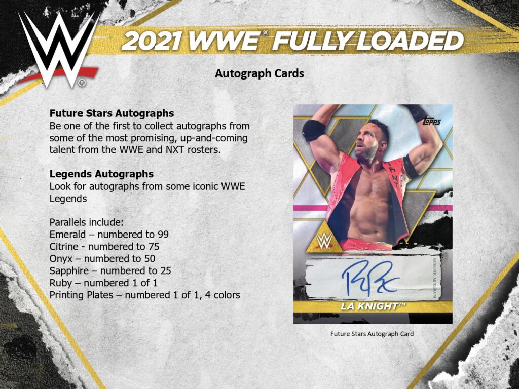 👊 2021 TOPPS WWE FULLY LOADED【製品情報】 | Trading Card Journal