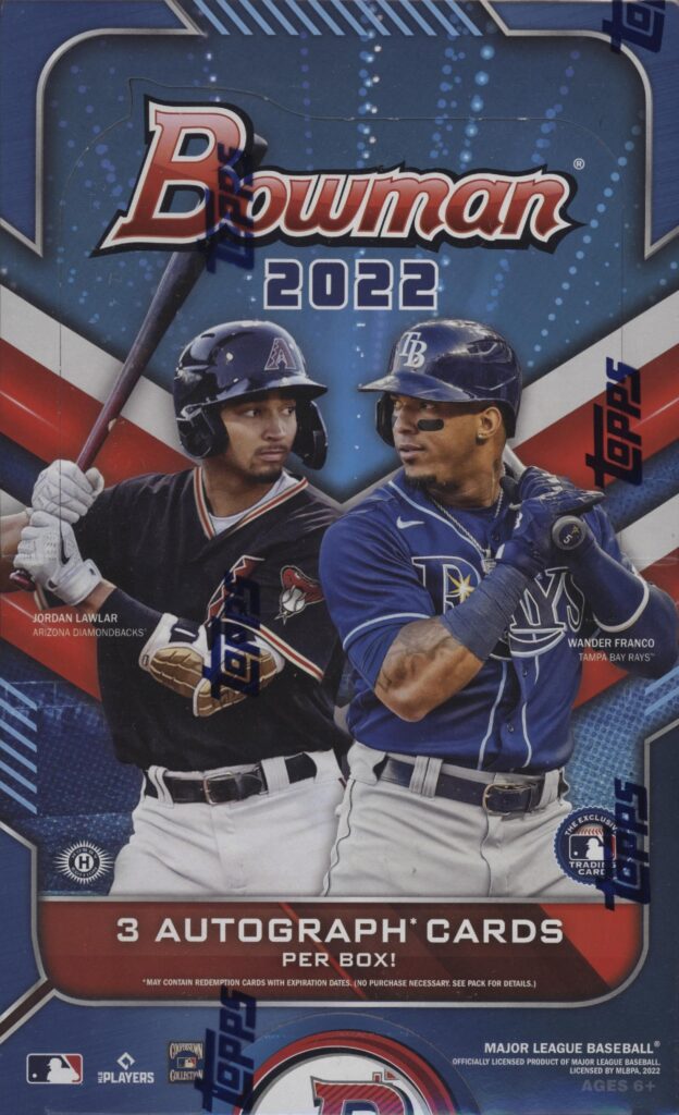 MLB 2022 TOPPS BOWMAN BASEBALL JUMBO