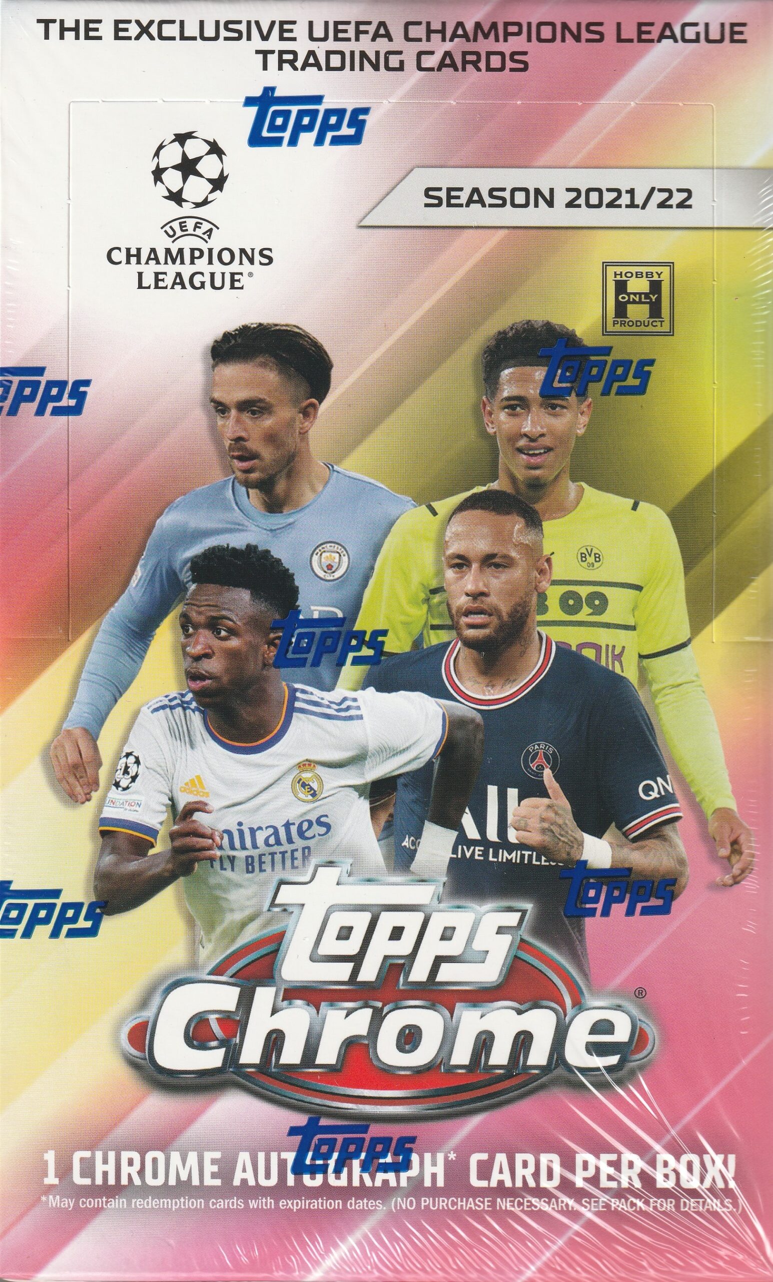 【1箱】未開封 Topps chrome Soccer 22-23 hobby