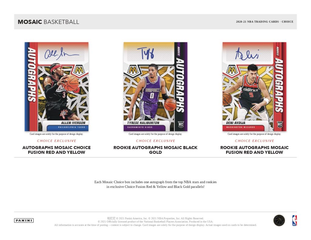 NBA 20-21 Panini Mosaic Choice　未開封BOX